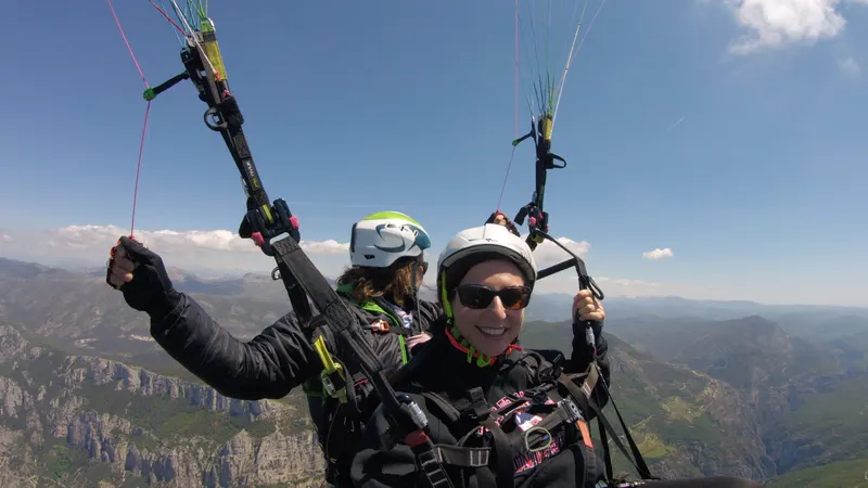 Expérience de vol en tandem
